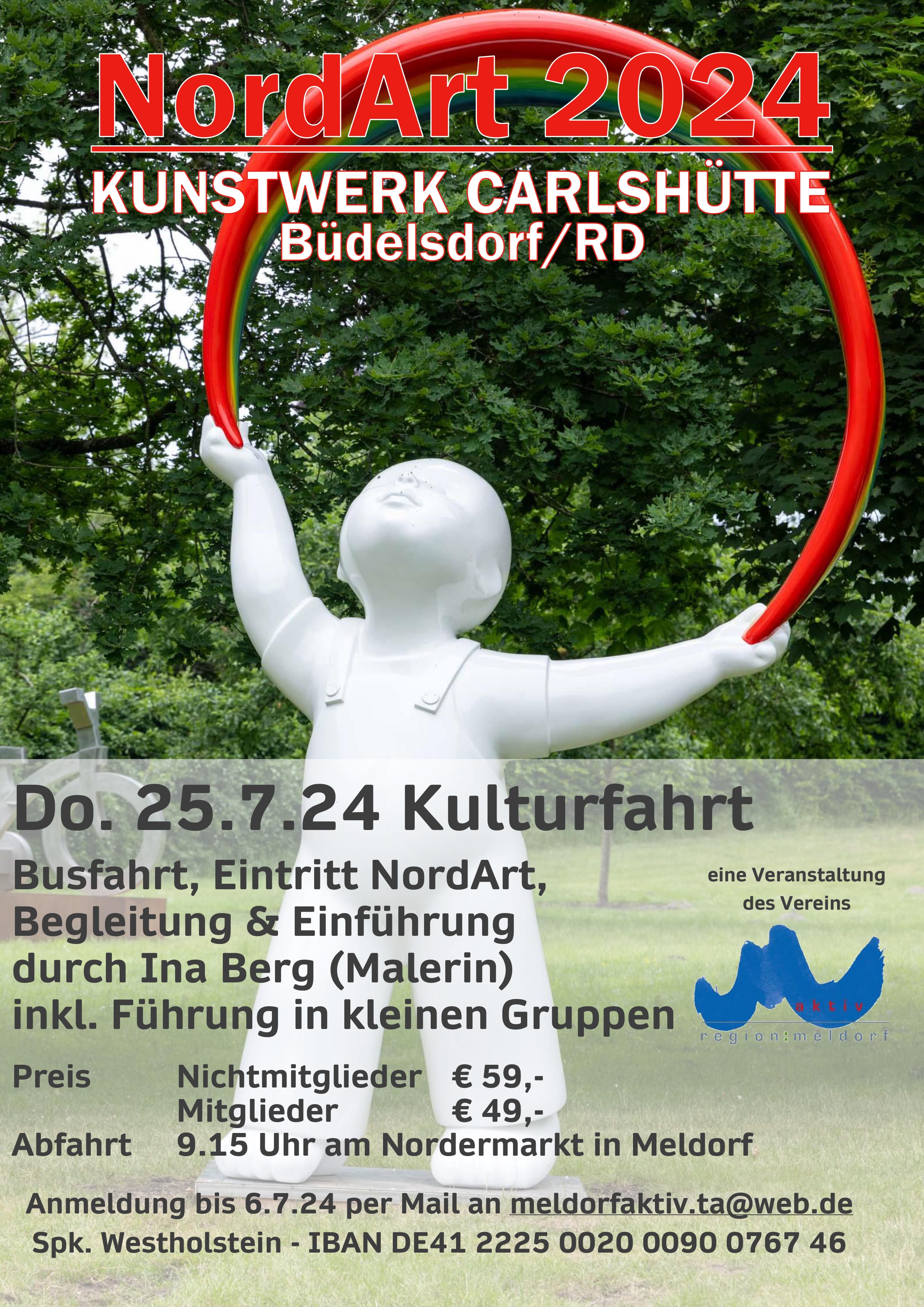 Plakat Fahrt NordArt